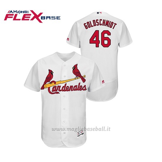 Maglia Baseball Uomo St. Louis Cardinals 46 Paul Goldschmidt Hispanic Heritage 2019 Flex Base Bianco